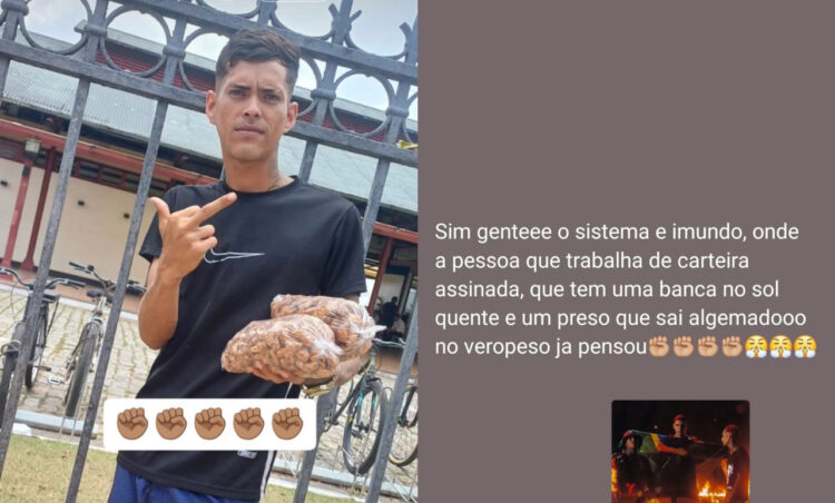Vendedor de castanha que viralizou ao cobrar R$ 200 o quilo é levado pela polícia