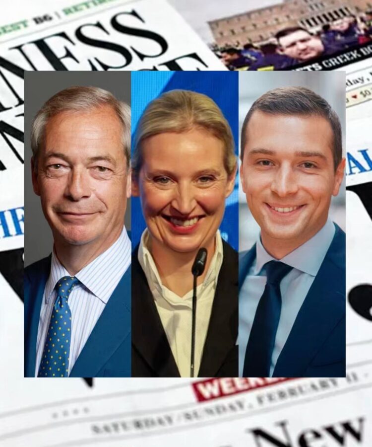 Pela 1ª vez, direita lidera nas três maiores economias da Europa, aponta Wall Street Journal.