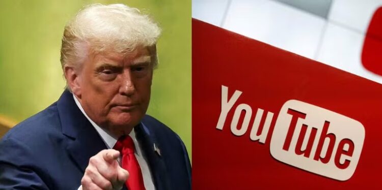Youtube paga US$ 22 milhões para encerrar processo movido contra Trump por ter tido conta suspensa