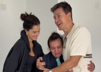 Rodrigo Faro presenteia funcionária com apartamento após 15 anos de trabalho