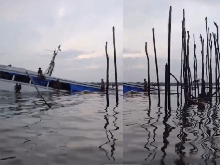 Barco Luiz Guilherme naufraga e deixa duas vítimas em Ponta de Pedras, no Marajó
