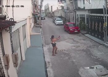 Mulher é flagrada filmando casas de alunas da PM em Belém