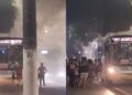 Ônibus em Belém solta fumaça e passageiros correm achando que estava pegando fogo