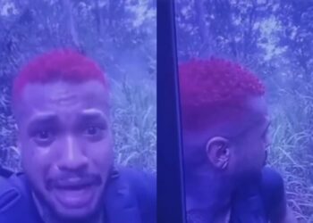 Vídeo mostra suposto traficante chorando e dizendo estar arrependido durante megaoperação no Rio