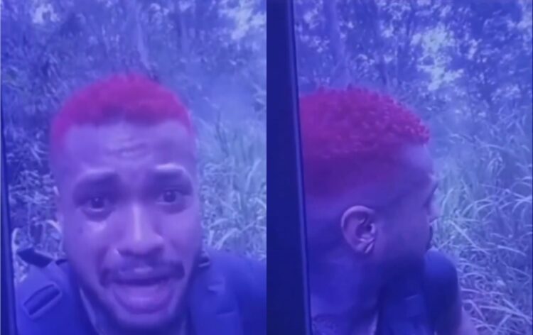 Vídeo mostra suposto traficante chorando e dizendo estar arrependido durante megaoperação no Rio