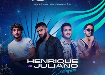 Expectativa cresce para show histórico de Henrique e Juliano no Mangueirão; ingressos já são sucesso de vendas