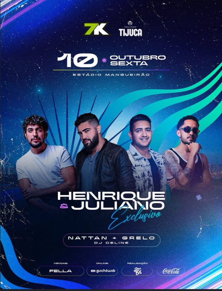 Expectativa cresce para show histórico de Henrique e Juliano no Mangueirão; ingressos já são sucesso de vendas