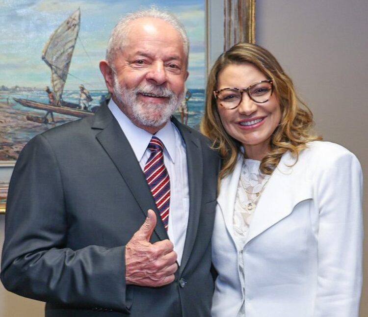 Decreto inclui Janja em estrutura do gabinete pessoal de Lula