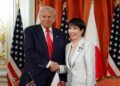 Primeira ministra do Japão é elogiada por Trump: ‘Grande feito’