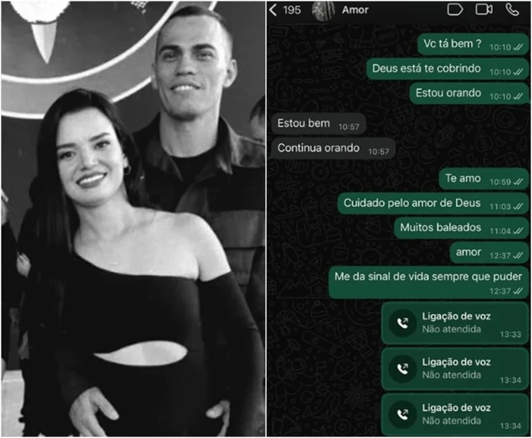 PM escreveu à esposa antes de morr3r em operação: ‘continua orando’