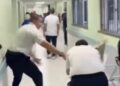 Guarda se desequilibra e quase derruba imagem de Nazaré em hospital