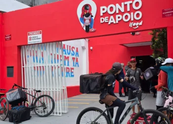 Belém inaugura primeiro ponto de descanso para entregadores de aplicativo