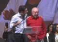 Hugo Motta é vaiado em evento com Lula em comemoração ao Dia dos Professores