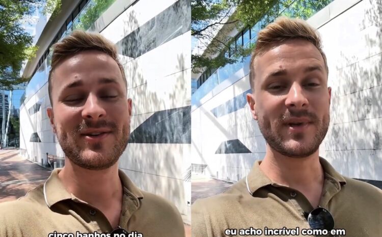 ‘O povo não fede’: gringo holandês elogia higiene dos paraenses e viraliza nas redes