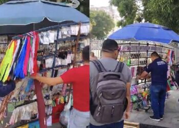 Vídeo mostra ação violenta contra ambulantes próximos à Basílica de Nazaré