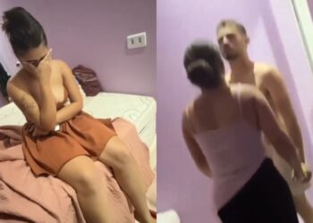 Esposa flagra marido trancado com influenciadora dentro da própria casa no Pará