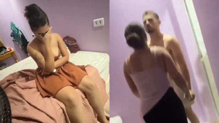 Esposa flagra marido trancado com influenciadora dentro da própria casa no Pará