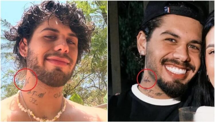 Cantor Zé Felipe cobre tatuagem que fez em homenagem a ex-companheira Virginia
