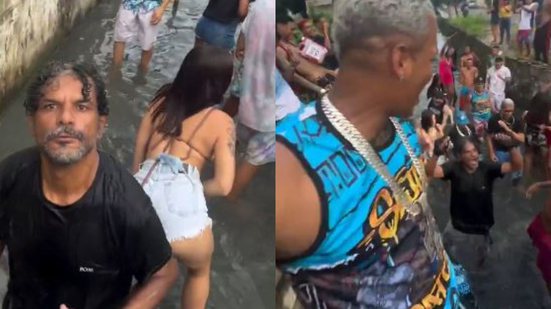 Novo vídeo mostra influenciadores em “festa dos ratos” em esgoto a céu aberto