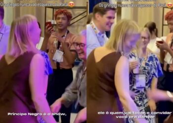 “Nunca mais vão esquecer o Pará”: turista estrangeira se rende ao tecnobrega e vira sensação na COP30