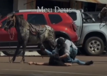 Jovem é arremessada de cavalo e fica desacordada durante cavalgada em Altamira