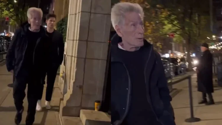 Estilista Calvin Klein, de 83 anos, quase cai ao chegar a evento enquanto namorado entra sem sequer olhar para ele