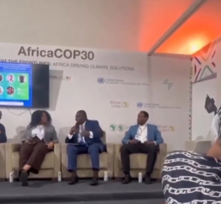 Veja exato momento que começou o fogo durante palestra na BlueZone da COP30