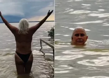 Fafá de Belém surpreende seguidores ao fazer topless em homenagem ao Pará