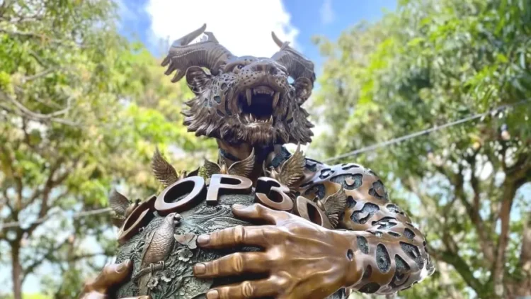 Evangélicos pedem remoção de estátua da COP 30 e chamam obra de “Besta do Apocalipse”