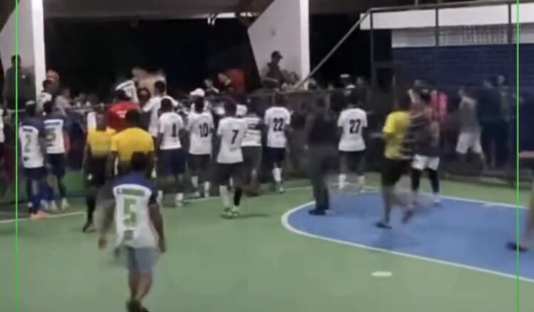 Jogo de futsal termina em tiroteio durante transmissão ao vivo no Maranhão