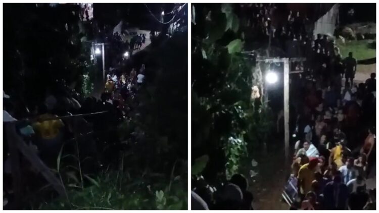 Grande movimentação de banhistas é registrada na Praia da Brasília, em Outeiro, onde estão atracados transatlânticos da COP30