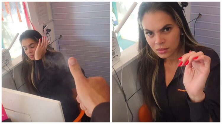 Criador de conteúdo grava vídeo com arma falsa disparando na própria namorada e é criticado na web