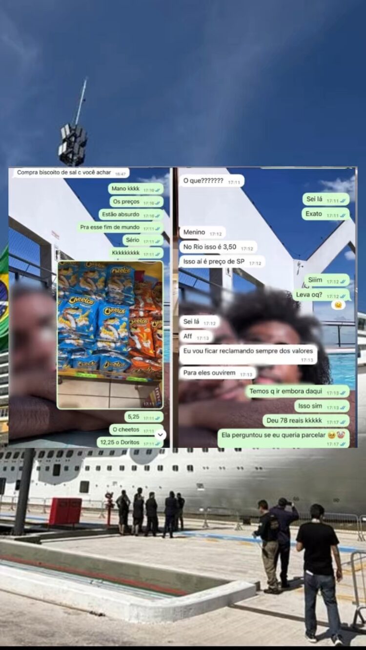 Tripulante de navio de luxo da COP 30 chama cidade de “fim de mundo” e reclama de preços