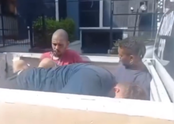 Guarda Municipal de Belém prende três homens que estavam pichando canal recém revitalizado da Tv. 3 de Maio