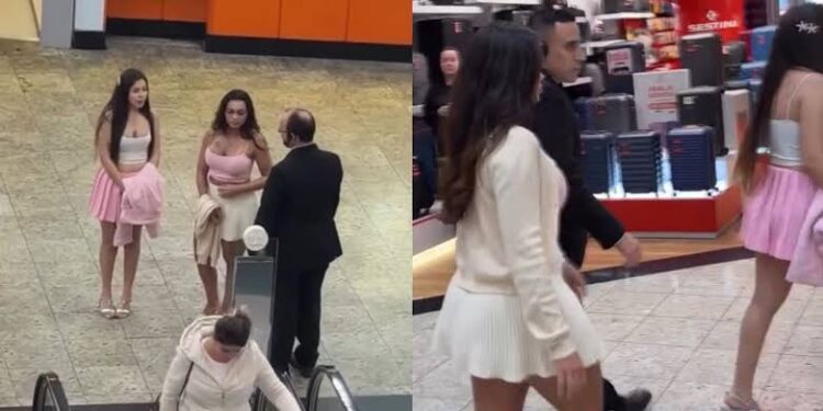 Atriz de conteúdo adulto e amiga são retiradas de shopping em SC após tentativa de gravação em escada rolante