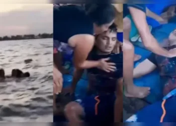 Embarcação naufraga no Rio Xingu, próximo a Porto de Moz. Adultos e crianças são resgatados