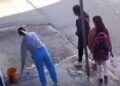 Limpeza de calçada termina em agressão e confusão entre mulheres