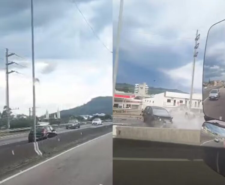 Idoso morre após trafegar na contramão e causar acidente em rodovia de SC