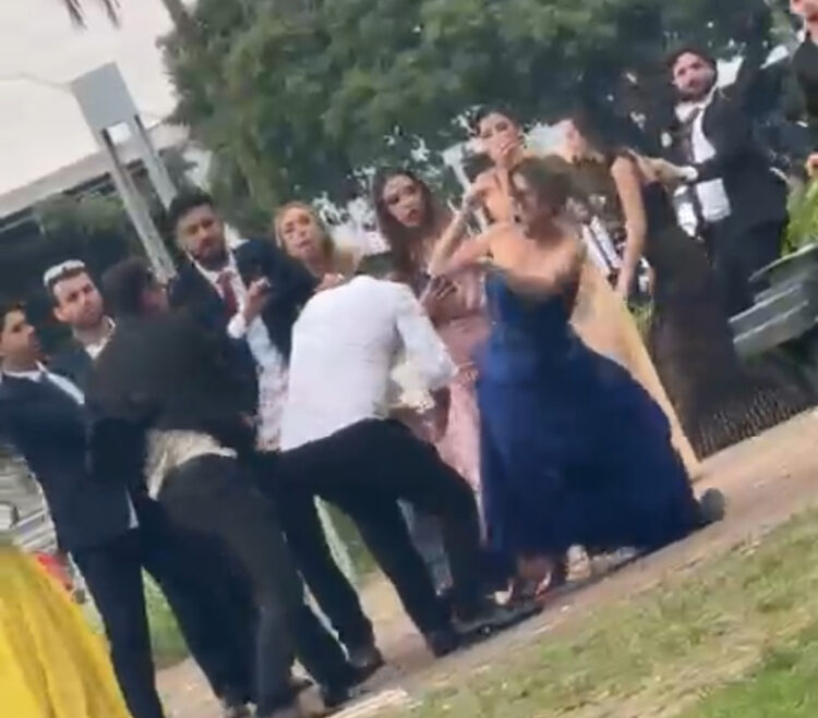 Confusão e pancadaria é registrada em formatura no Hangar