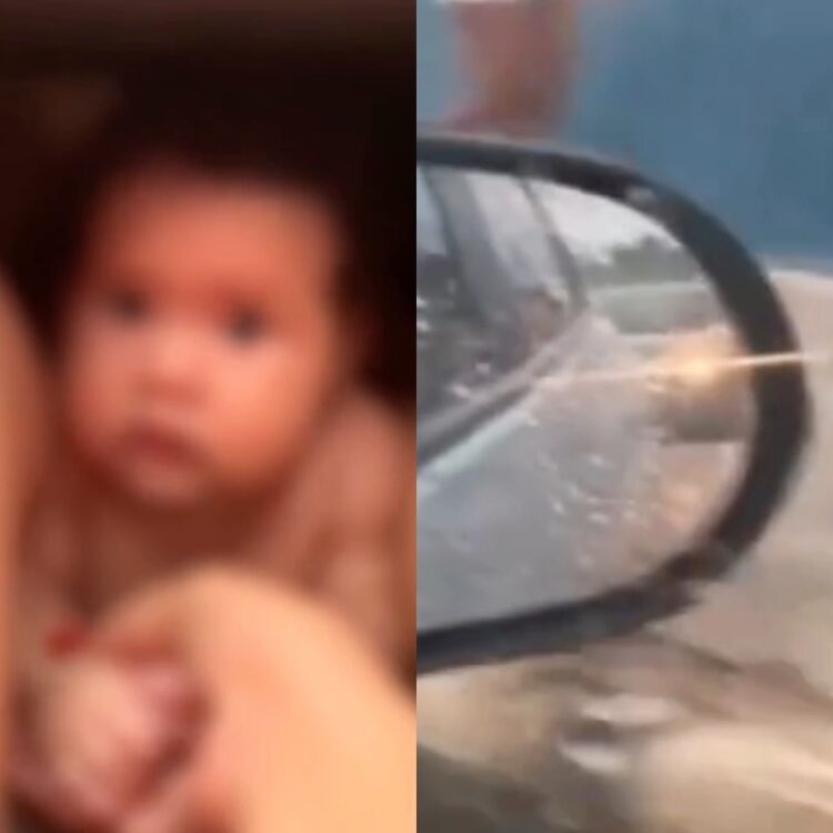 Bebê “aparece” durante fiscalização de trânsito e vídeo viraliza nas redes