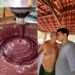 Homem viraliza ao preparar almoço paraense no sítio para o filho: açaí, camarão e peixe à vontade