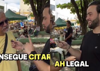 Apoiador do PT se exalta, ameaça opositor e afirma que economia “nunca esteve tão bem”