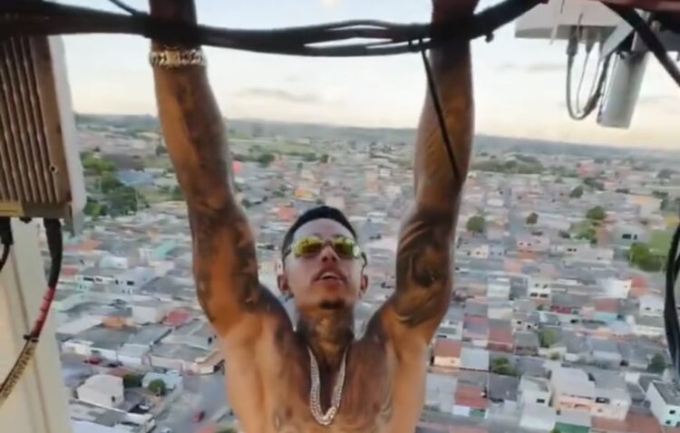 Vídeo de homem fazendo calistenia em torre volta a viralizar nas redes