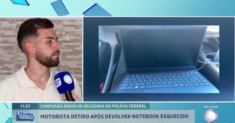 Motorista de aplicativo é levado à PF após tentativa de devolver notebook esquecido no Aeroporto de Brasília