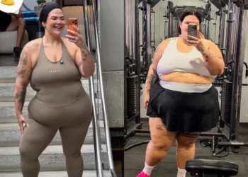 Thais Carla mostra como está seu corpo após perder 81 kg e diz estar “chocada”