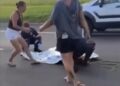 “Ela está viva”: testemunha alerta após equipe do Samu cobrir vítima atropelada