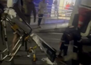 Paciente cai de maca durante atendimento do Samu e família se revolta