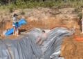 Brincadeira perigosa à beira de lago termina da pior maneira possível