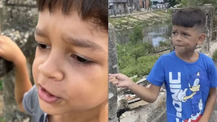 Influenciador mirim “Fala Patinho” viraliza ao ajudar motoristas após chuva forte em Belém