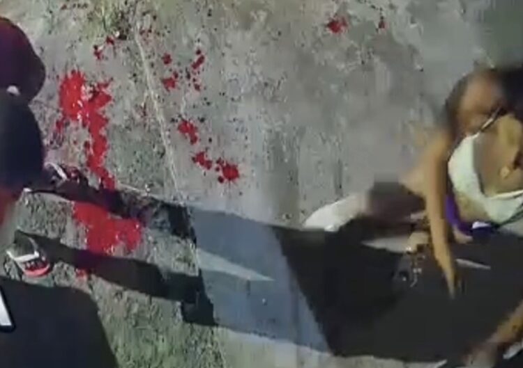 Câmeras registram morte de homem após ser atacado por ex-companheira, em Altamira